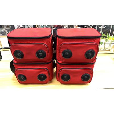 China Promotional Portable Lunch Cooler Bag Insulated Soft Large Insulated Speaker Cooler Bag With Speaker For Men And Women for sale