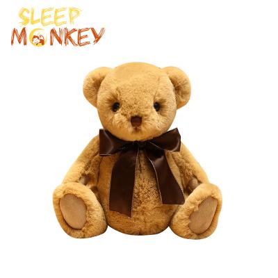 China Plush High Quality Hot sale Plush Stuffed Teddy Bear with Ribbon Scarf for sale