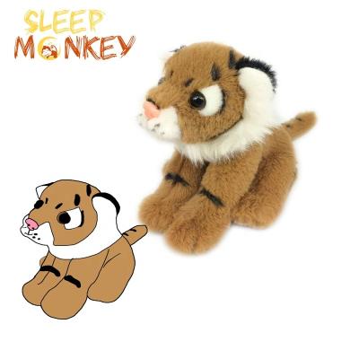 China Plush Realistic mini tiger plush toys stuffed animal toys plush sitting tiger toy for sale