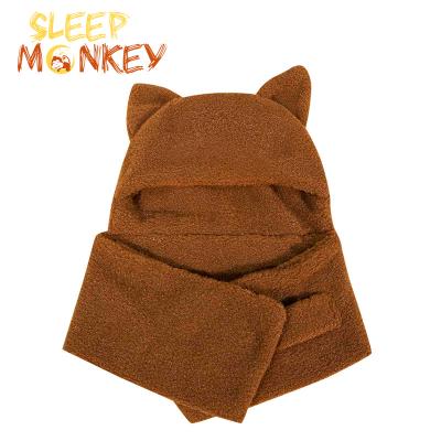 China COMMON Top Plush Quality  Man and woman Winter Keep warm cartoon bear hat for sale