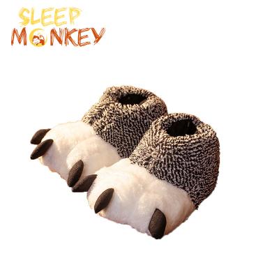 China Fashion Trend Fashion soft women winter warm plush custom logo indoor house slippers for sale