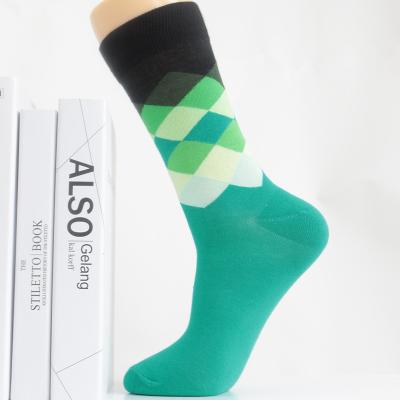 China 2022 Spring Cutomization Design Breathable Comfortable Colorful Businessman Fashion Happy Long Socks for sale