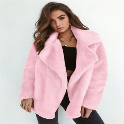 China Anti-wrinkle ladies jacket women 2021 soft fall fleece jackets coat women Fuzzy Sherpa Casual Button For for sale