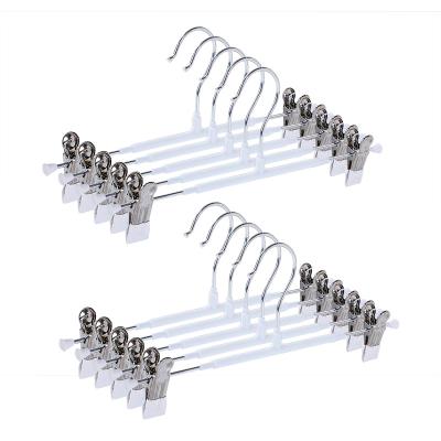 China Fashionable And Creative Eco-friendly Material Household Trackless Anti-skid Pants Racks Pant&skirt Hangers Space Saving for sale