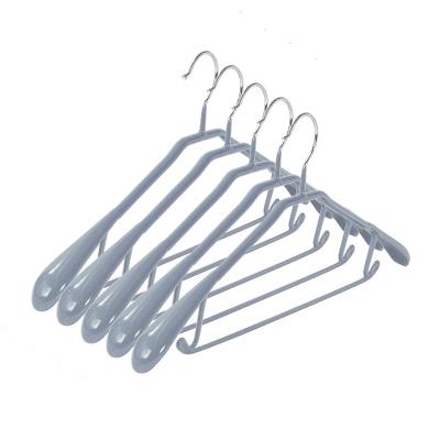 China Europe Designer Style Household Clothes Hanger Non Slip and Wide Non-spotting Hanger Shoulder Pants Hanger for sale