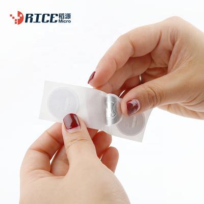 China Waterproof wholesale paper tag 13.56MHz D50 HF/NFC passive nfc roll passive rfid inlay and tag for sale