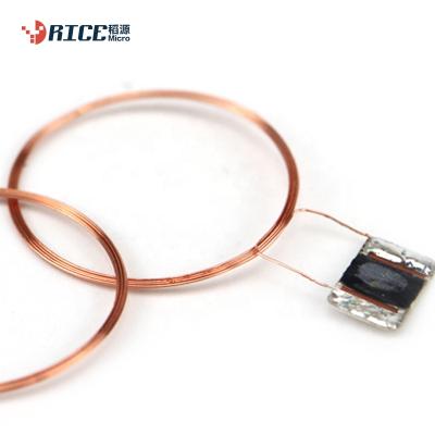 China Waterproof / 125khz waterproof rfid TK4100cob SI antenna copper wire coil for plastic ID smart card keyfob making for sale