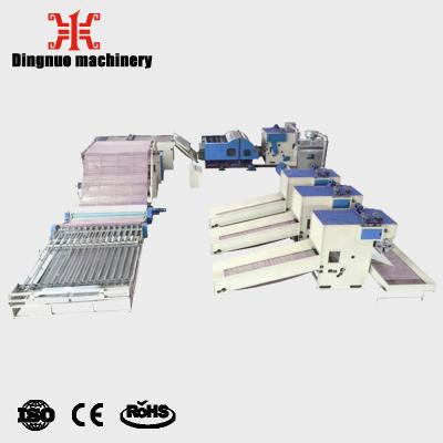 China Hometextile Making Automatic Quilt Line Recycling Polyester Cotton Production Line for sale