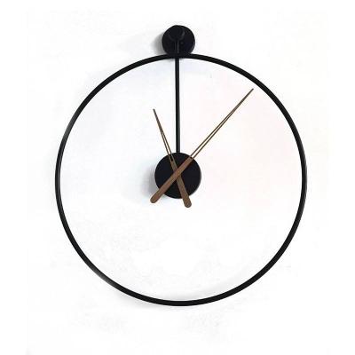 China Factory Direct Sales Modern Home Wholesale Radio Living Room Decorative Metal Wall Clock Large for sale