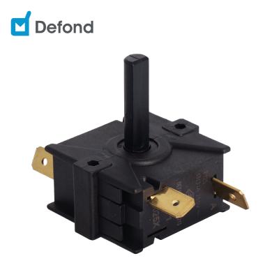 China Silver Alloy Multi-circuit Rotary Switch Defond AYA-2215-32-AAA32-02R for sale