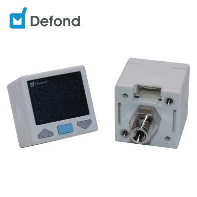 China Non-Corrosive Double-section Display Sensor Digital Air Pressure Monitor IP40 Differential Gas Pressure Sensor for sale