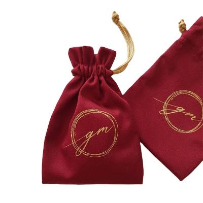 China China New Arrival Recyclable Wholesale Gift Bags Gift Drawstring Pouch For Christmas for sale