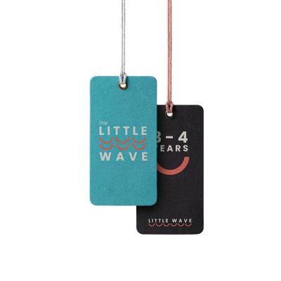 China Viable Design Custom Printing Personalized Craft Paper Hang Tag With Eyelet for sale