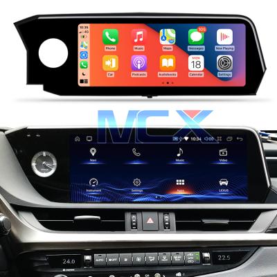 China Split screen MCX support 12.3 inch 64GB 32GB Android 9.0 Android 9.0 8 core 64GB 32GB car DVD player car radio audio radio stereo navigation for Lexus ES 2018 for sale