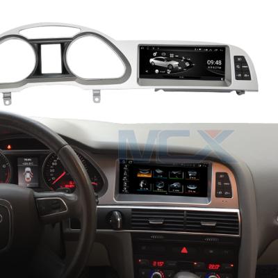 China Dual System& MCX Remote Control 8.8 Inch CarPlay Android 10 Radio 4+64GB For Audi A6l 2005~2011 Car Multimedia Player GPS Navi Stereo WiFi IPS Screen for sale