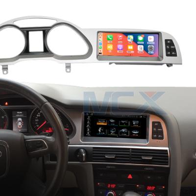 China Audi A6 Multimedia Android Radio Player 8.8 Inch Car DVD Player Audio System BT Navigation Carplay MCX Split Screen For Audi 2005-2011 A6 C6 for sale