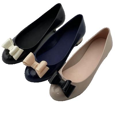 China LADY FASHION JELLY waterproof CLOSED SHOES WITH BOWKNOT for sale