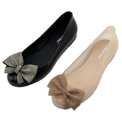 China LADY CLOSED SHOES WITH BOWKNOT FASHION JELLY waterproof for sale