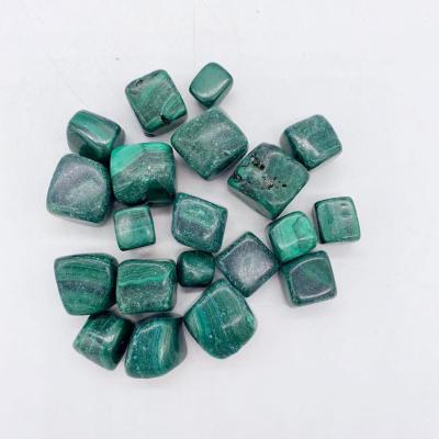 China China retail and wholesale natural size quality square malachite tumbles for decoration for sale