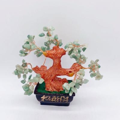 China China retail and wholesale size quality aventurine chips money tree for decoration for sale