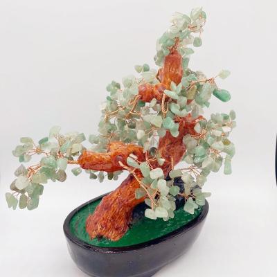 China China retail and wholesale size quality aventurine chips money tree for decoration for sale