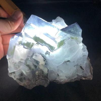 China China Nat Geo Yaogangxian Natural Fluorite Mineral Raw Rough Fluorite Stone Quartz Crystal Specimens For Personal Collection for sale