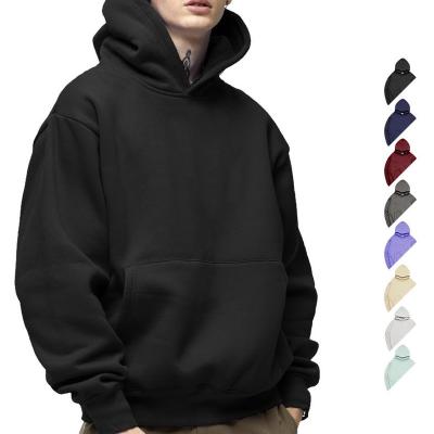 China Wholesale Cheap High Quality Men's Other Embroidery Logo Hoodies Custom 100% Cotton Fleece Pullover Hoodie For Men for sale