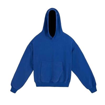 China Custom Other Color Double Layer Drop Shoulder Oversized Men's Hoodies and Sweatshirts With Kangaroo Pockets For Fitness for sale