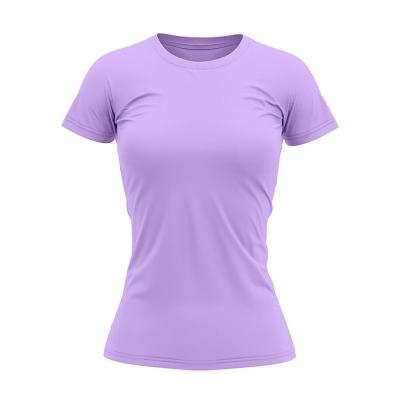 China Custom Anti-wrinkle Women's T-shirt Plus Size Women's T-shirts Training Sportswear Women's Running Fitness T-shirts for sale