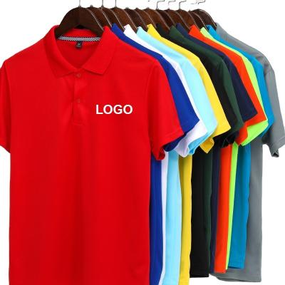 China 2023 New Design Men's Logo Polo Shirts Men Breathable Summer Breathable 100% Polyester Quick Dry Breathable Polo Shirt for sale