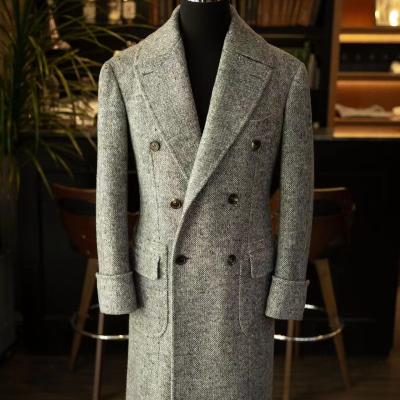 China bespoke custom made Anti-wrinkle MTM man suits bespoke handmade mens pure wool suit coat for sale