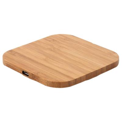 China Cell Phone Best Selling 2022 Fit For Apple Iphone 13 12 5W 10W Pro Pro Max Bamboo Wood Fast Wireless Charger For Samsung Galaxy for sale