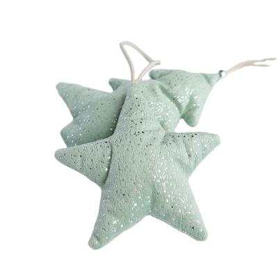 China Suede Cloth Wholesale Christmas Ornaments Christmas Hanging Decoration for sale