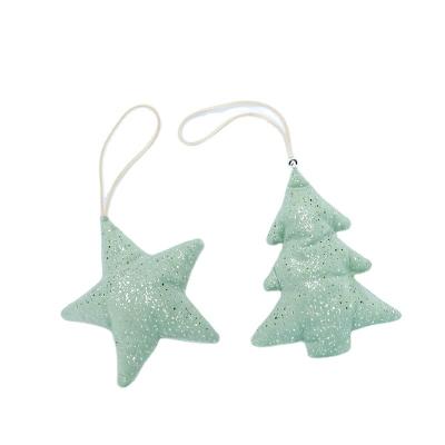 China Suede Fabric Christmas Hanging Ornaments Plush Pendant Gift For Kids Christmas Decoration Home Supplies for sale