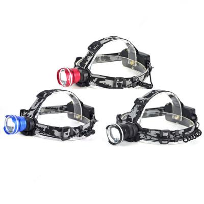 China 3-Mode Waterproof Headlight Headlight Torch Camping Headband Lantern Hunting Bright Light Flashlight Fishing Lights for sale