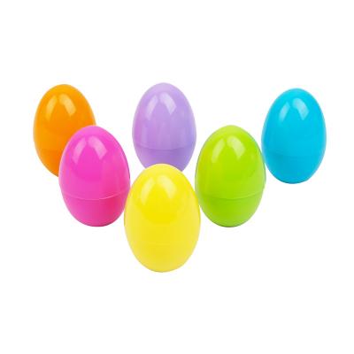 China Light Up Easter Simulation 6ct Hot Selling Plastic Eggs Party Decoration Light Up Color Luminous Eggs for sale