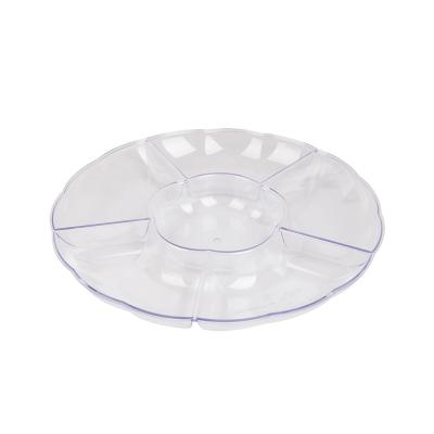 China Round Serving Tray Plastic Food Containers 6 12 Inch Tray Custom Logo Sustainable for sale