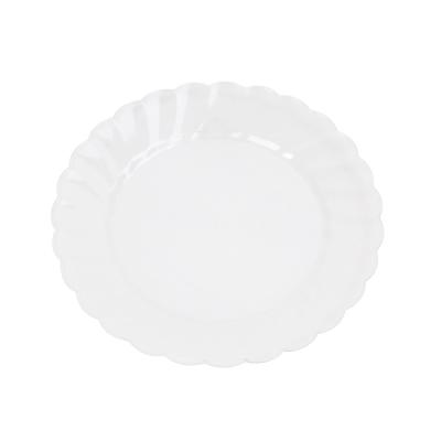 China Hot Selling Sustainable 7.5 Inch Travel Plate 10 ct Clear Party Set Plastic Cookie Dish For Party for sale