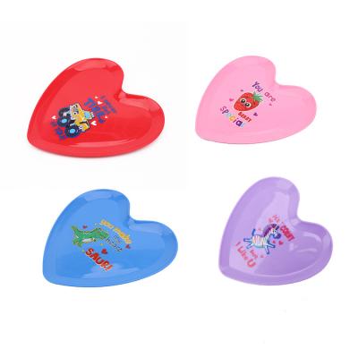 China Valentine Hot Viable Selling Travel Dish Set Daily Party Plastic Customized Dish for sale