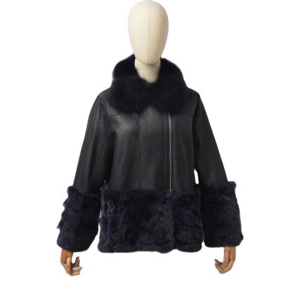 China Factory Made High Quality Reversible Winter Outdoor Jacket For Women Real Sheepskin Womens Jackets Plus Size Coats for sale