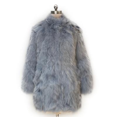 China 2021 Custom Reversible Women's 100% Real Winter Luxurious Stylish Distinguished Fox Fur Coats for sale