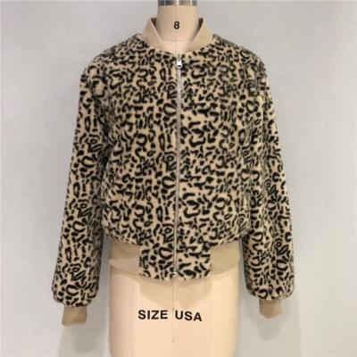 China Sale Winter Cotton Reversible Bomber Jacket Faux Mink Fur Jacket Gold Reversible High Quality Warm Cloth Fabric for sale