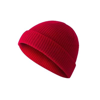 China COMMON Style Autumn Vintage Dome Warm Short Winter Wool Knit Hat For Men And Women Popular Beanie Hats for sale