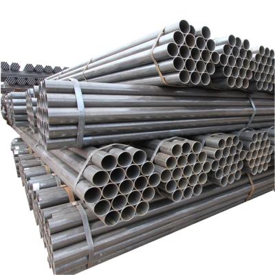 China Liquid Pipe Black Iron Welded Steel Pipes Electrically Welded Steel Pipe Frame Greenhouse Carbon Steel Tube for sale