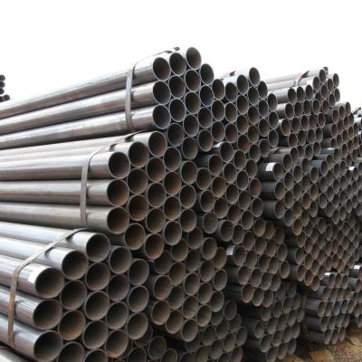 China Liquid Pipe Carbon Steel Pipe Nipple Black Iron Steel Welded Construction Material Carbon Steel Pipe ERW for sale