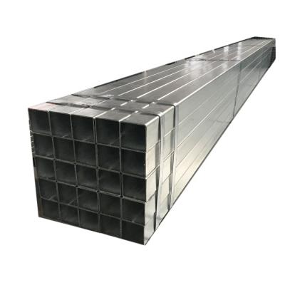 China Liquid Pipe Pre Galvanized Carbon Steel Greenhouse Pipe Square / Rectangular Steel ERW Square Construction for sale