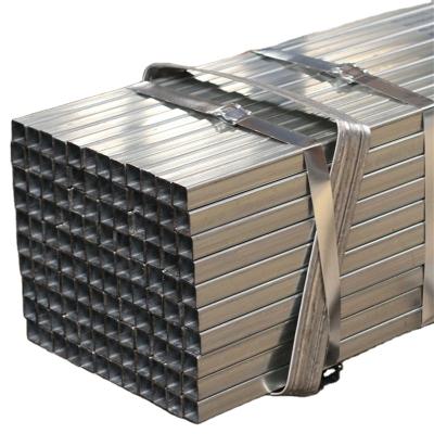 China Liquid Pipe Q195 Q235 Q345 Hot Dipped Galvanized Steel Hollow Section Square Tube / Rectangular Pipe Carbon Metal for sale