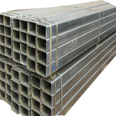 China Pipe gi pipe Liquid Carbon Galvanized Steel Greenhouse Pipe Square / Rectangular Dip Galvanized Steel for sale