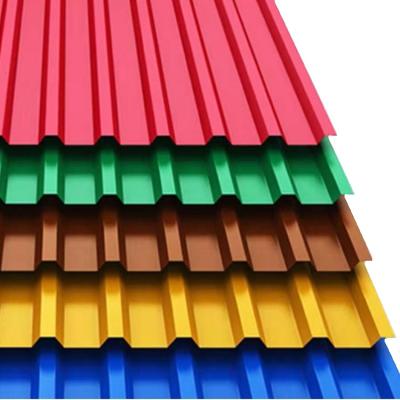 China Construction pre painted galvanized corrugated sheet carbon plate ppgi galvanized corrugated metal roofing sheet for sale