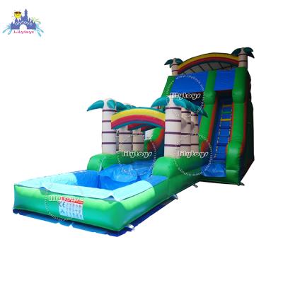 China Commercial Inflatable Pool Slide Inflatable PVC Lilytoys Water Slide Inflatable Water Slide for sale